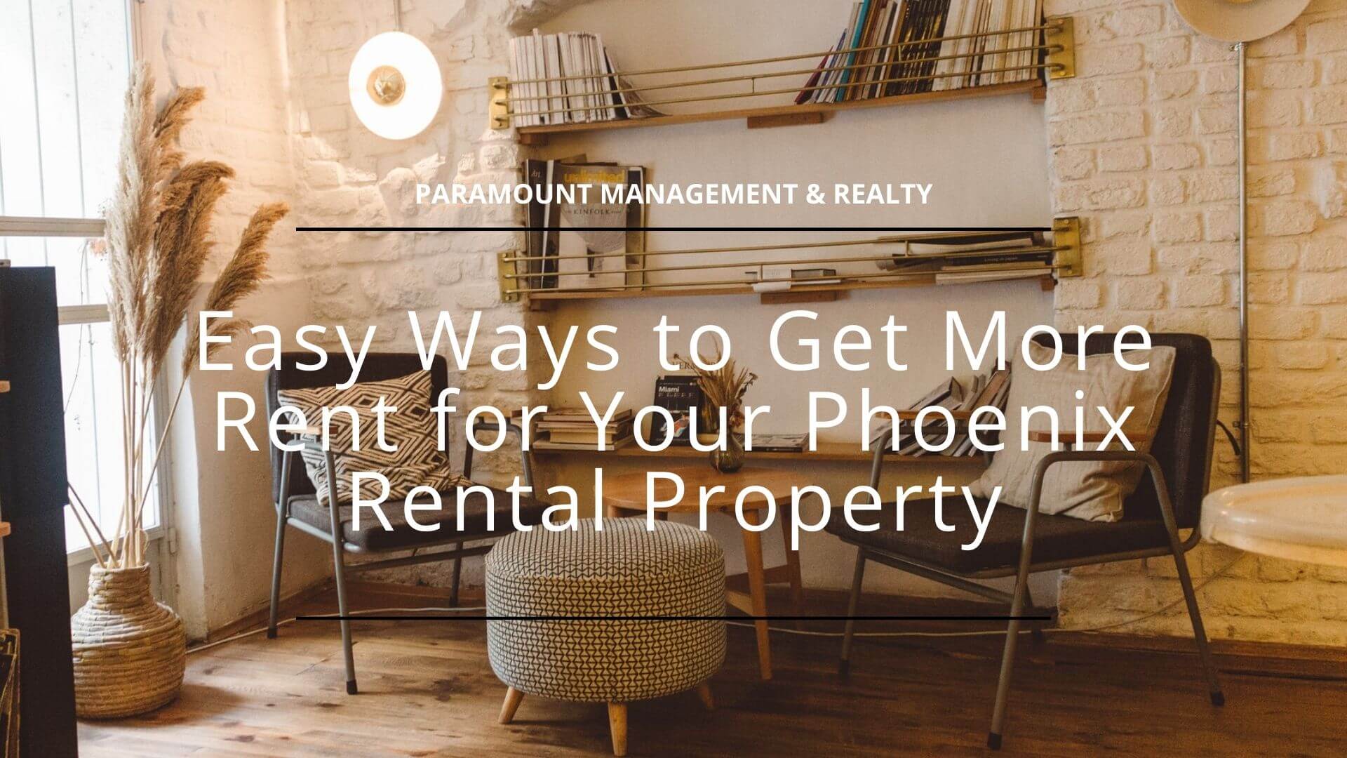 easy ways to get more rent